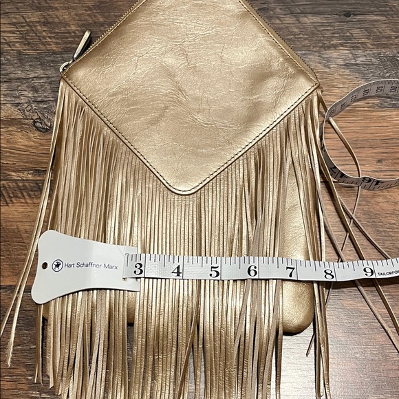 HOBO Metallic Gold Fringe Clutch - Picture 6 of 6